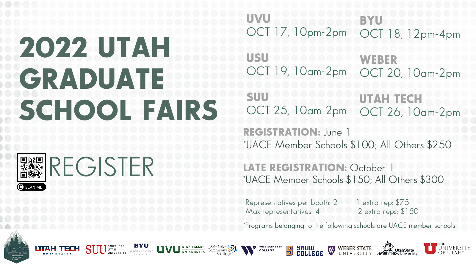 Graduate School Fair Flyer 2022